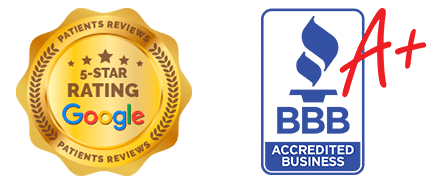 Google Reviews and BBB Accredited